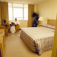 View of a Copthorne HarbourCity bedroom